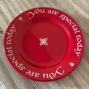 The Original Red Plate Co Plate - "You Are Special Today"
